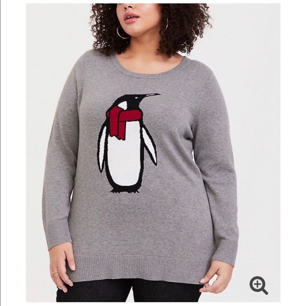 TORRID PENGUIN CHRISTMAS SWEATER